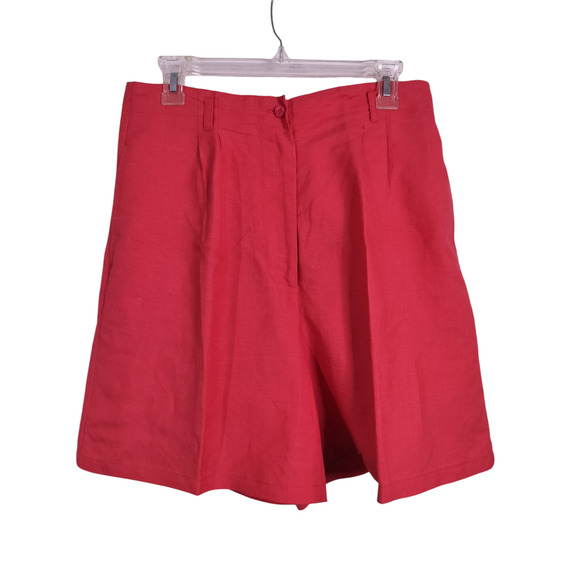 3247) Jennifer Eden Dark Coral Short Sleeve Jacket Short Set J (12 ) S ( 14) - Picture 6 of 10